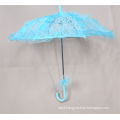 Goog quality colored lace decoration bridal party wedding lace umbrella